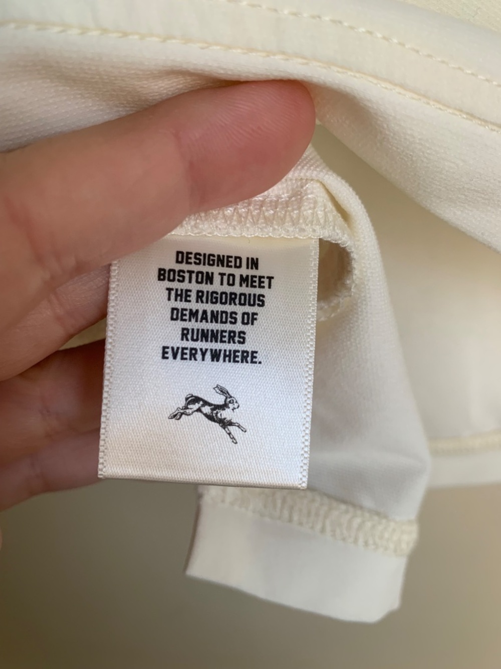Tracksmith Ivory Beige 1/2 Zip Vest Harbor Shell Top Sz.S Running Athletic Shirt - Picture 11 of 16